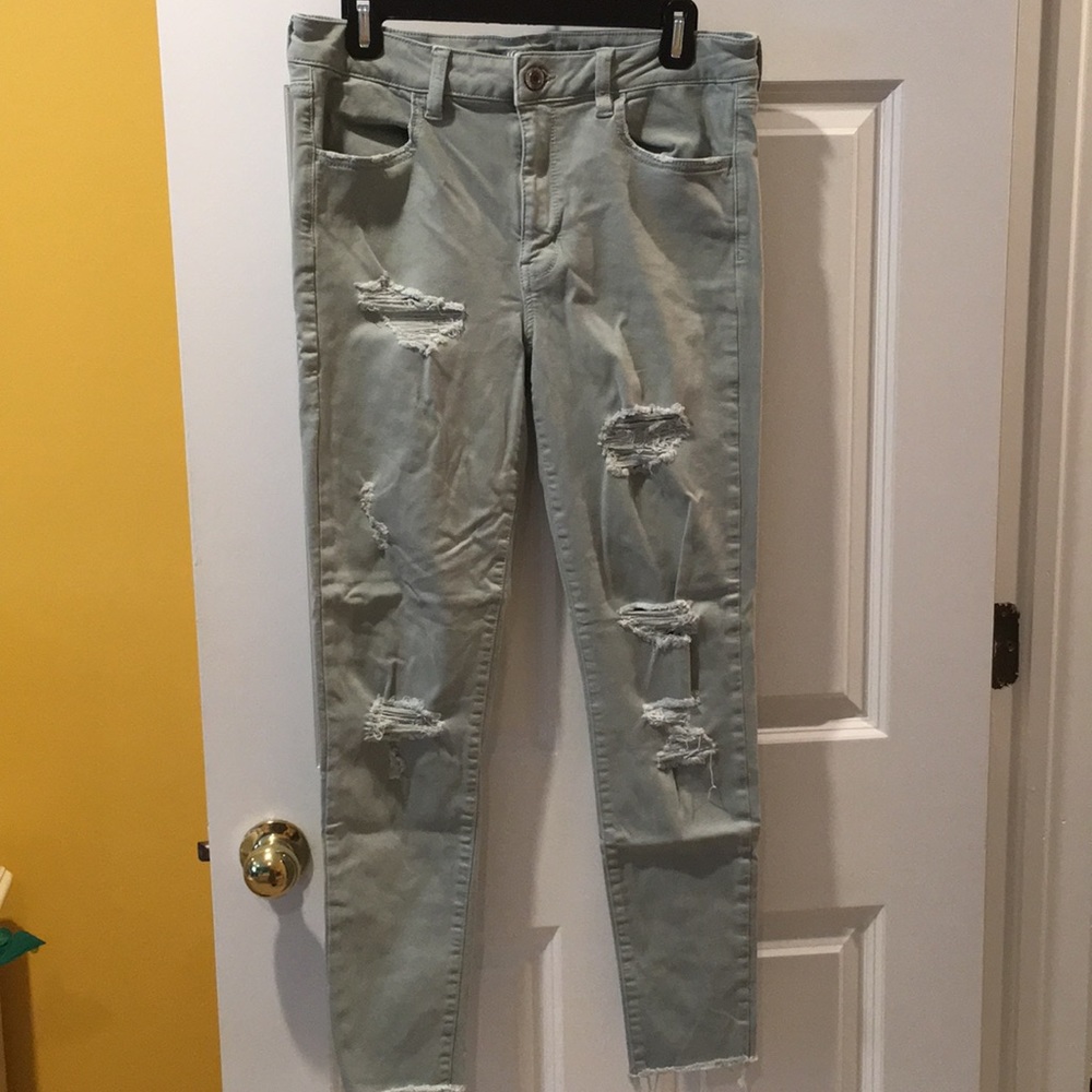 High rise jeggings